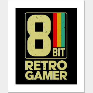 8bit Retro Gamer Posters and Art